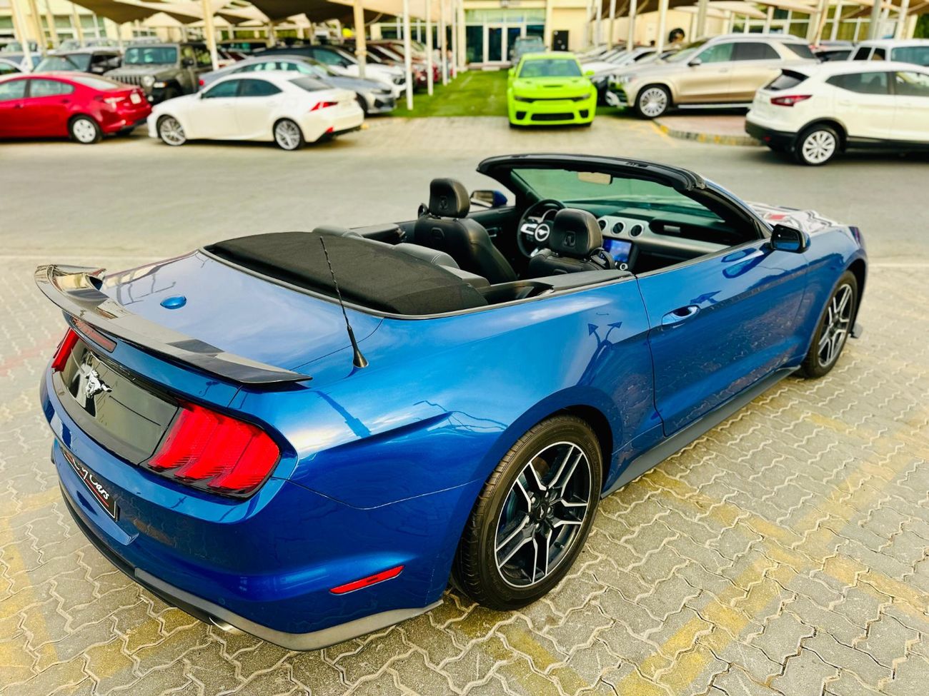 فورد موستانج Ecoboost Convertible | Monthly 1300/- | 0% DP | Lane Assist | Touch Screen | # 02915