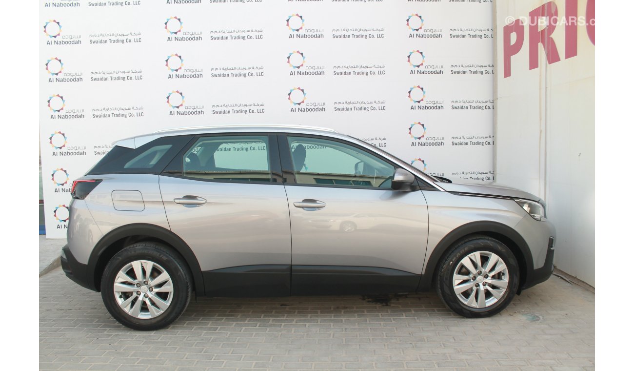 Peugeot 3008 1.6L TURBO ACTIVE 2018 GCC DEALER WARRANTY TILL 2022 / 100000 KM OPTIONAL SERVICE PLAN