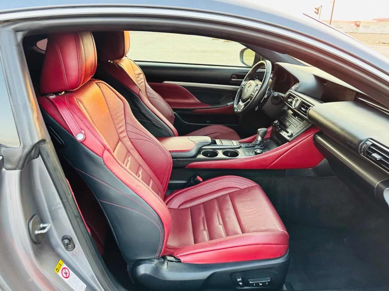 Lexus RC350 F-Sport 3.5L MODEL 2015 GCC CAR PERFECT CONDITION INSIDE AND OUTSIDE FULL OPTION SUN ROOF LEATHER SE