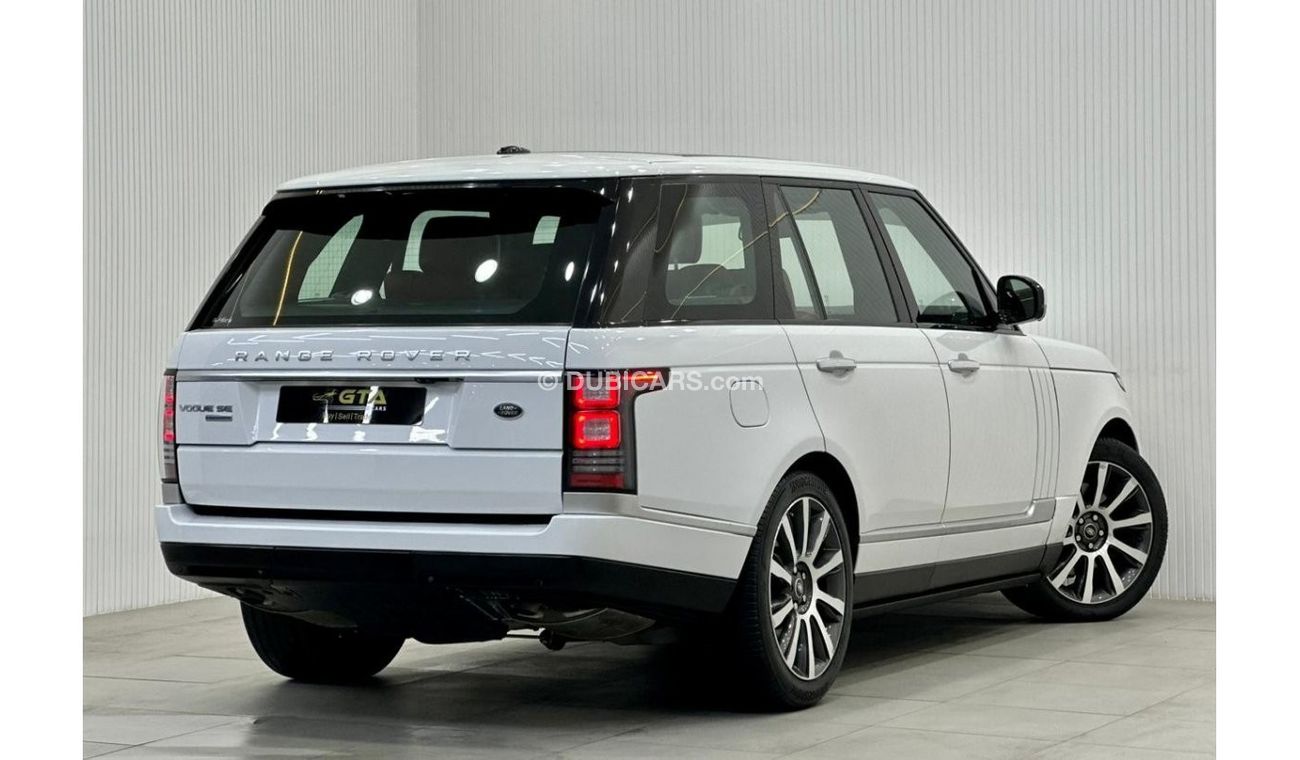 Land Rover Range Rover 2016 Range Rover Vogue SE Supercharged, Warranty, Service History, GCC