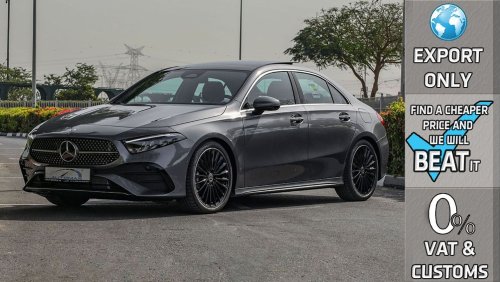 مرسيدس بنز A 200 AMG New Facelift , Euro.6 , 2024 GCC , 0Km , (ONLY FOR EXPORT)