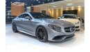 مرسيدس بنز S 63 AMG كوبيه MERCEDES-BENZ S63 AMG COUPE 5.5L V8 BITURBO [IMMACULATE CONDITION]