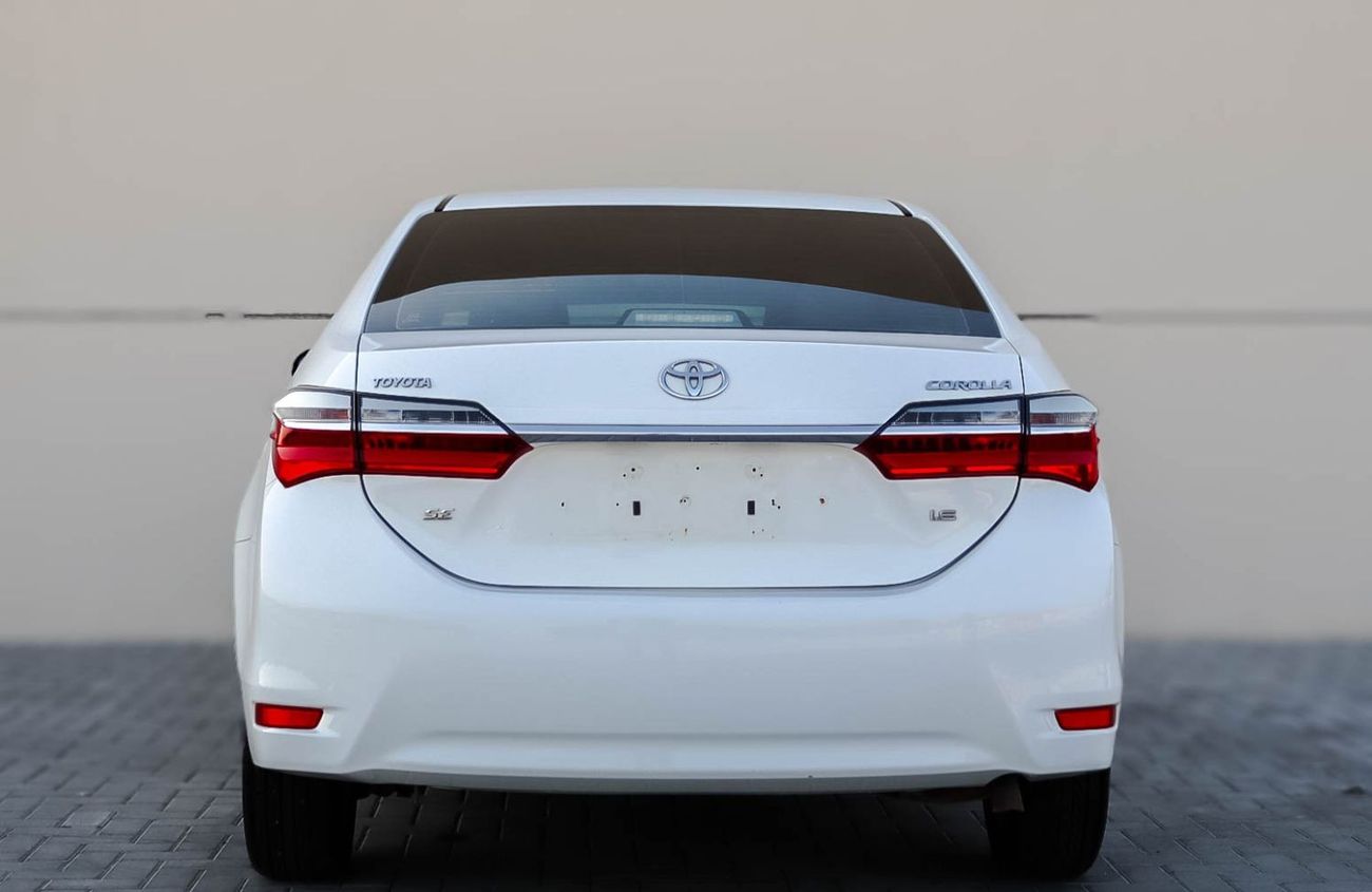 تويوتا كورولا سيارة تويوتا كورولا SE (E170) موديل 2017، سيدان بأربعة أبواب، محرك بنزين سعة 1.6 لتر، ناقل حركة أوتو