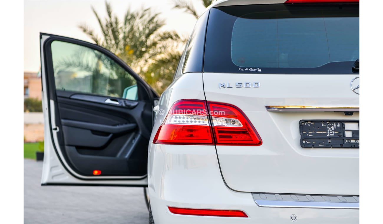 Mercedes-Benz ML 500 AMG - FREE 2 Years Warranty - AED 2,428 per month - 0% Downpayment