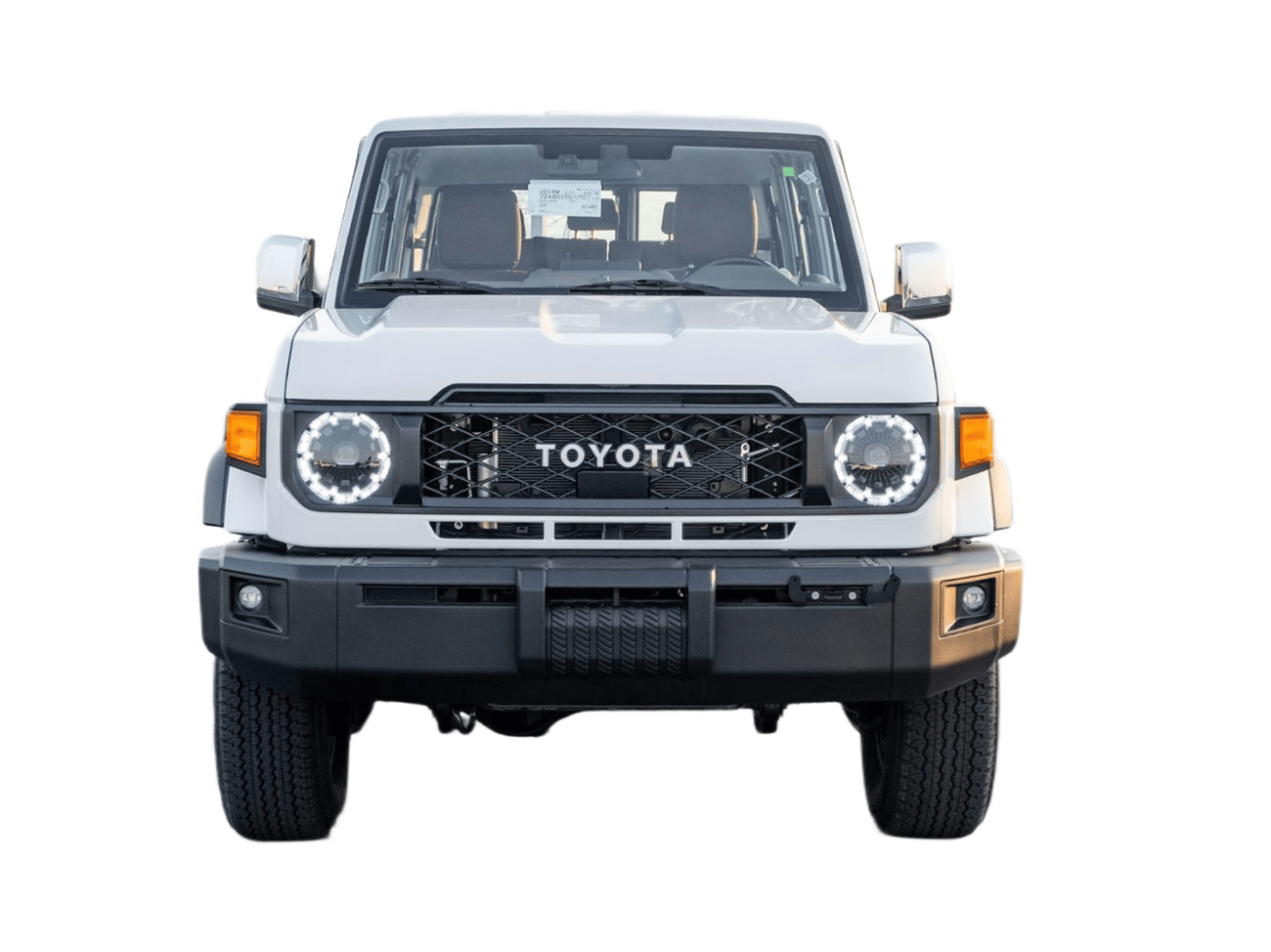 تويوتا لاند كروزر 70 ECTKSA003 - 2025 Toyota LC 76 5 Doors Hardtop - 2.8L Diesel Auto - Full Options – White with Tan Int