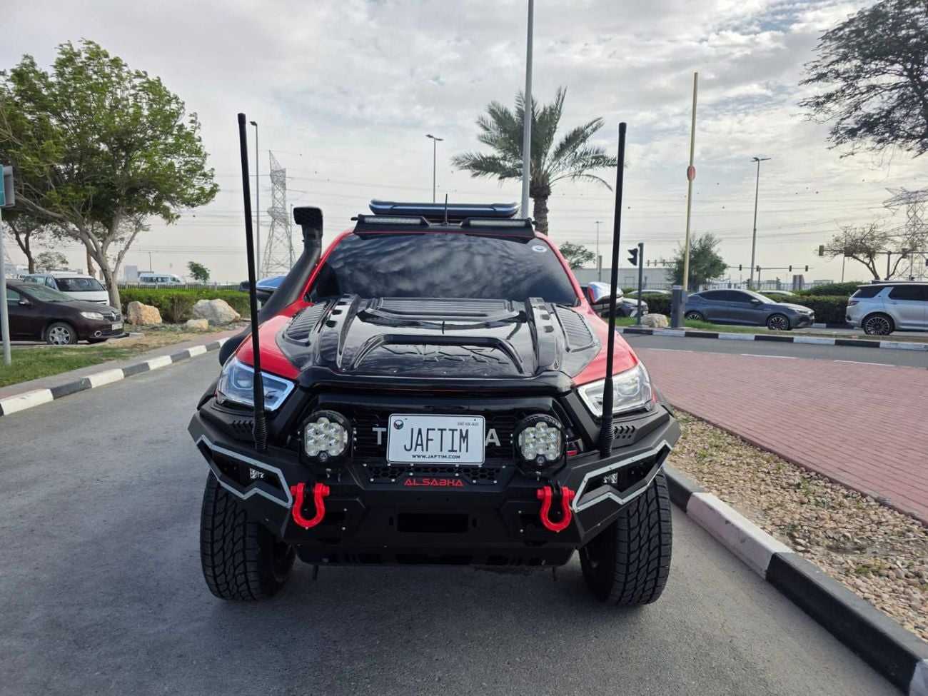 Toyota Hilux 2016 | 2.8L DIESEL | MT | RHD | GR SPORTS MODIFIED | SMART CAB | HEAVY BULL BAR WITH LED LIGHTS | RO