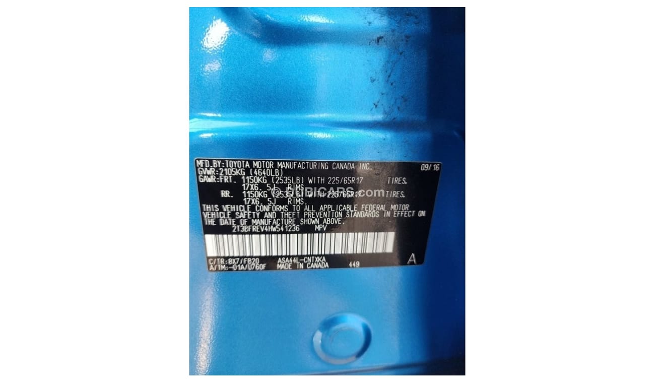 Toyota RAV4 TOYOTA RAV4 2017 MODEL CLEAN CAR