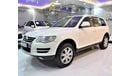 Volkswagen Touareg LOW MILEAGE! for our Volkswagen Touareg 2009 Model!! in White Color! GCC Specs