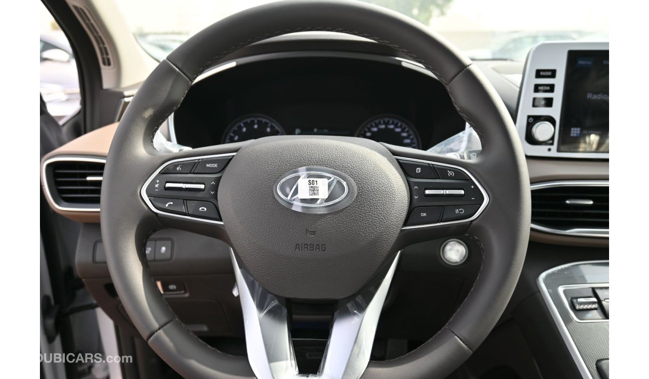 هيونداي سانتا في Hyundai SANTAFE 2.4L Petrol, SUV, 5Doors  Features: Front Electric Seats, Rear Camera, DVD, Push Sta