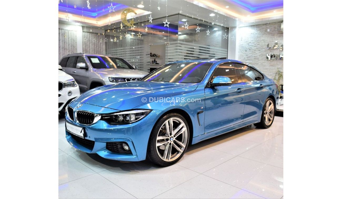 BMW 420i BMW 420i M-Kit 2018 Model!! in BLUE / GREEN Color! GCC Specs AGENCY WARRANTY Oct.2022 or 200,000 KM 