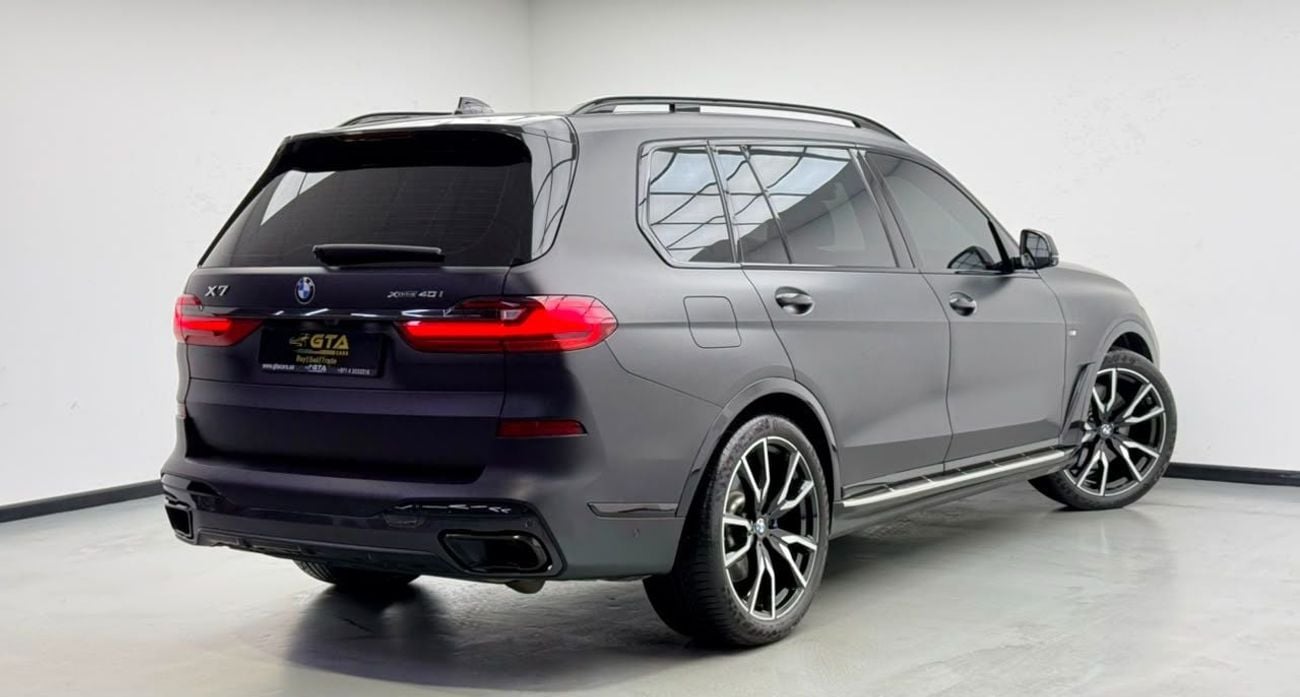 بي أم دبليو X7 2022 BMW X7 xDrive40i M-Sport, 2027 BMW Warranty + Service Pack, Low Km, 7 Seater, GCC