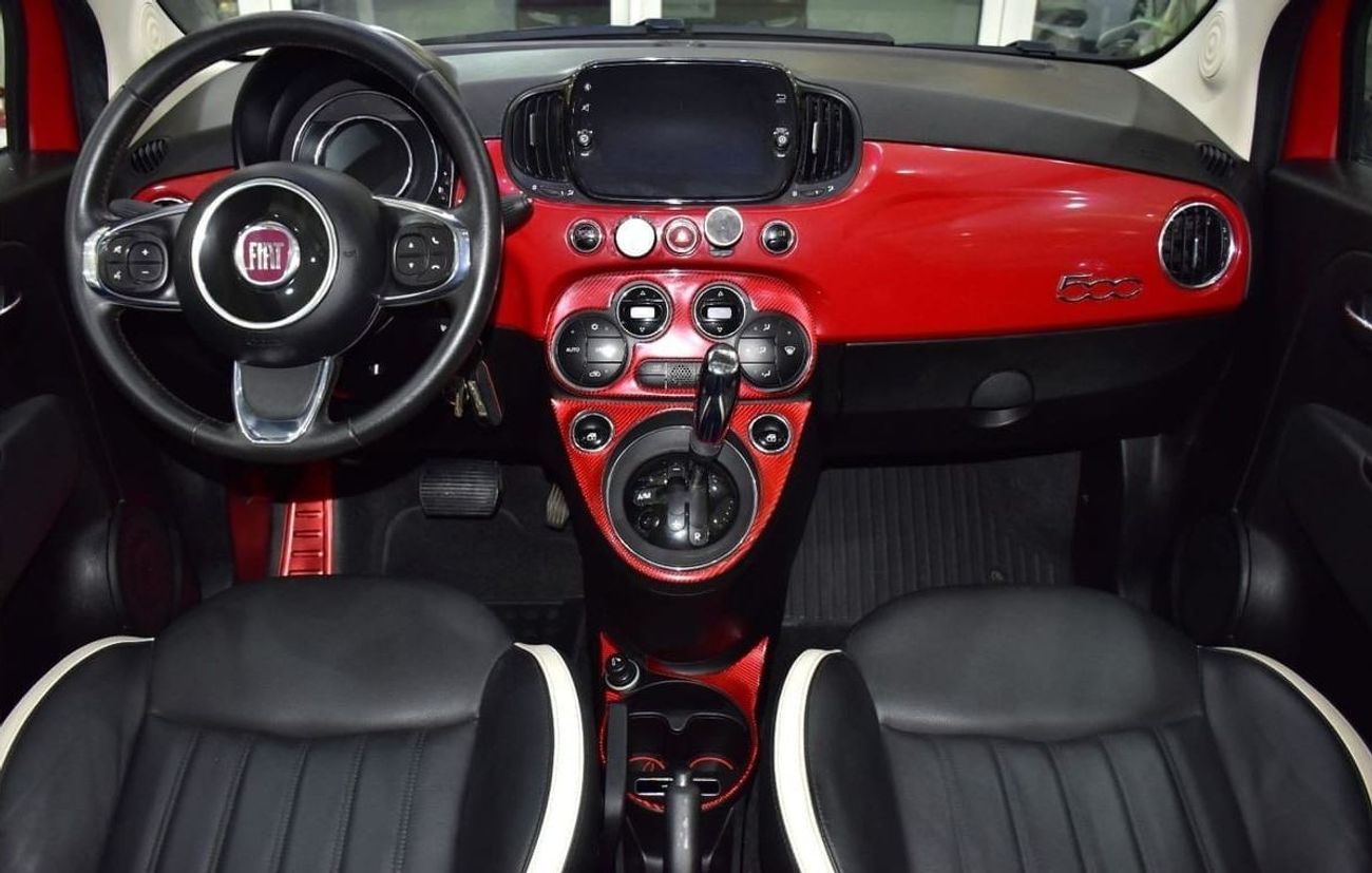 Fiat 500 EXCELLENT DEAL for our Fiat 500 ( 2019 Model ) in Red Color GCC Specs