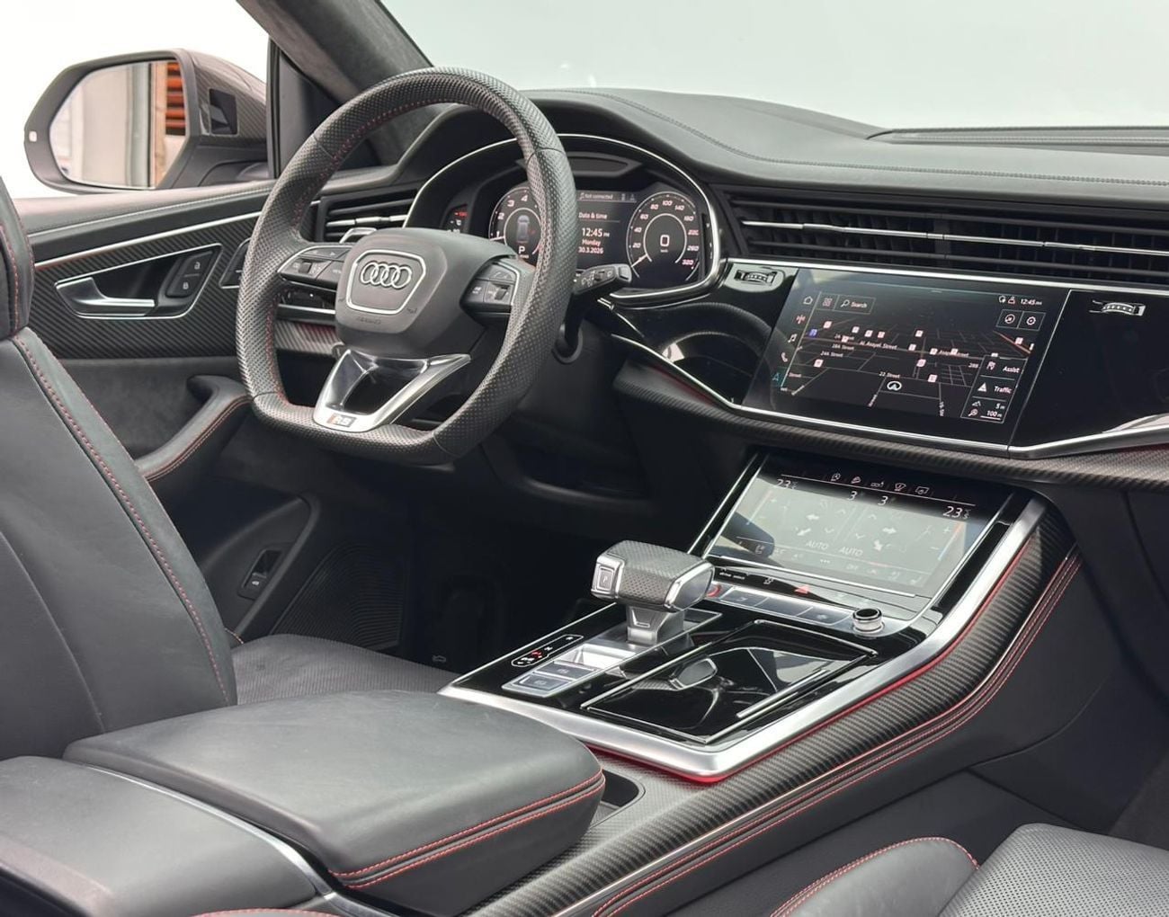 Audi RSQ8 quattro 4.0L 2020 Audi RS Q8, 1 Year Warranty Unlimited Km, Audi Full Service History, GCC