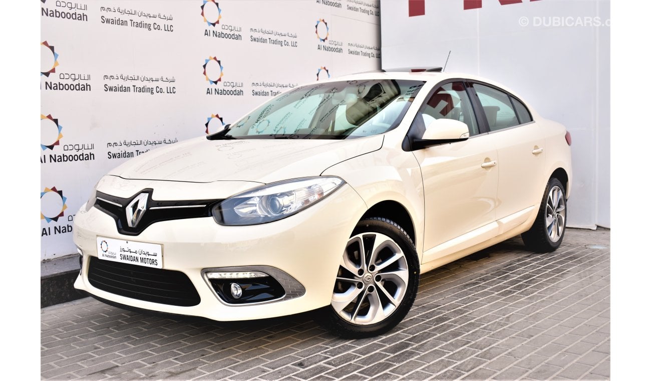 Renault Fluence DEALER WARRANTY 2.0L LE 2017 GCC SPECS