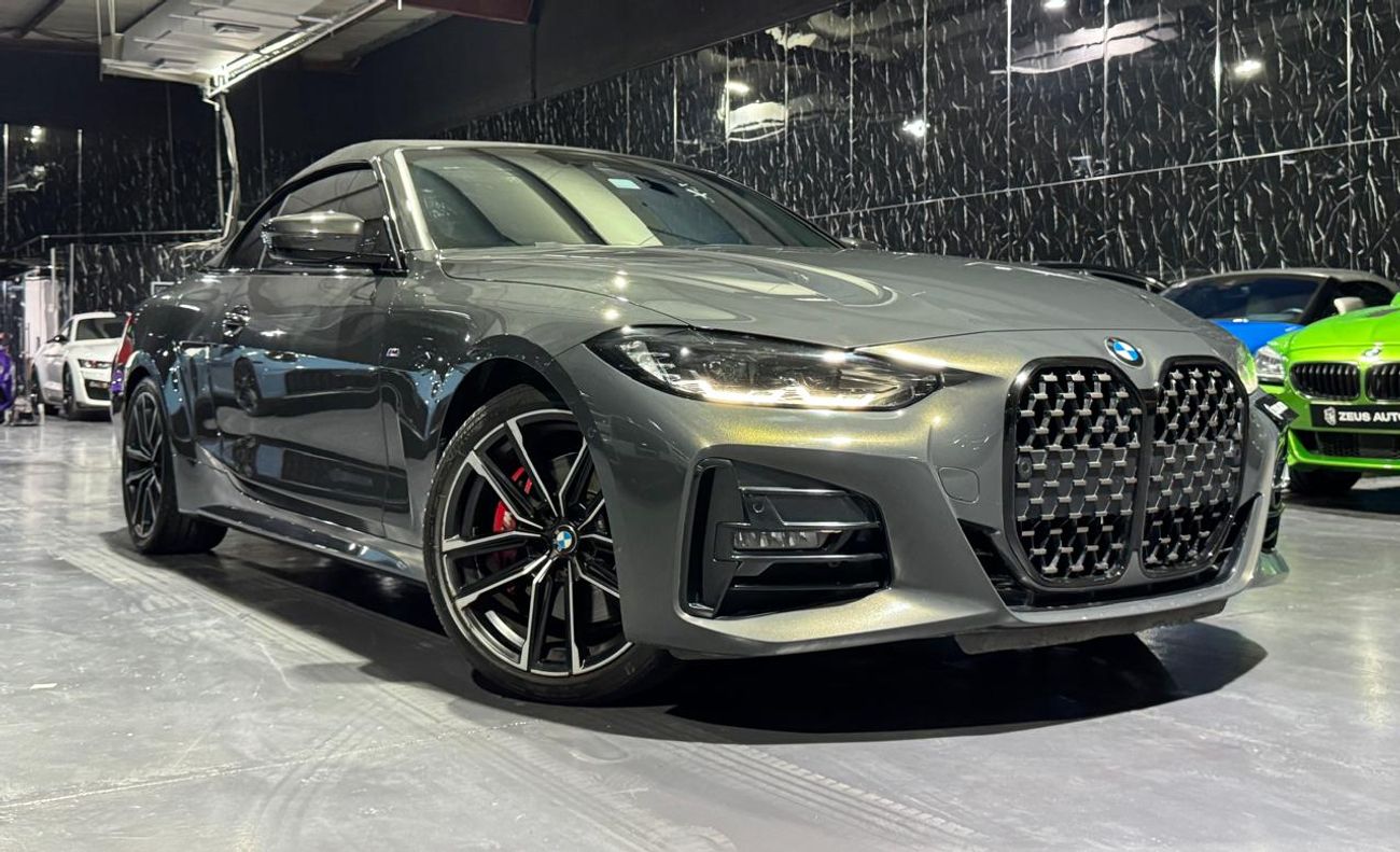 بي أم دبليو 430i M Sport 2.0L (258 HP) 2022 BMW 430i Cabriolet, May 2027 BMW Warranty + Service Pack, Low Kms, GCC