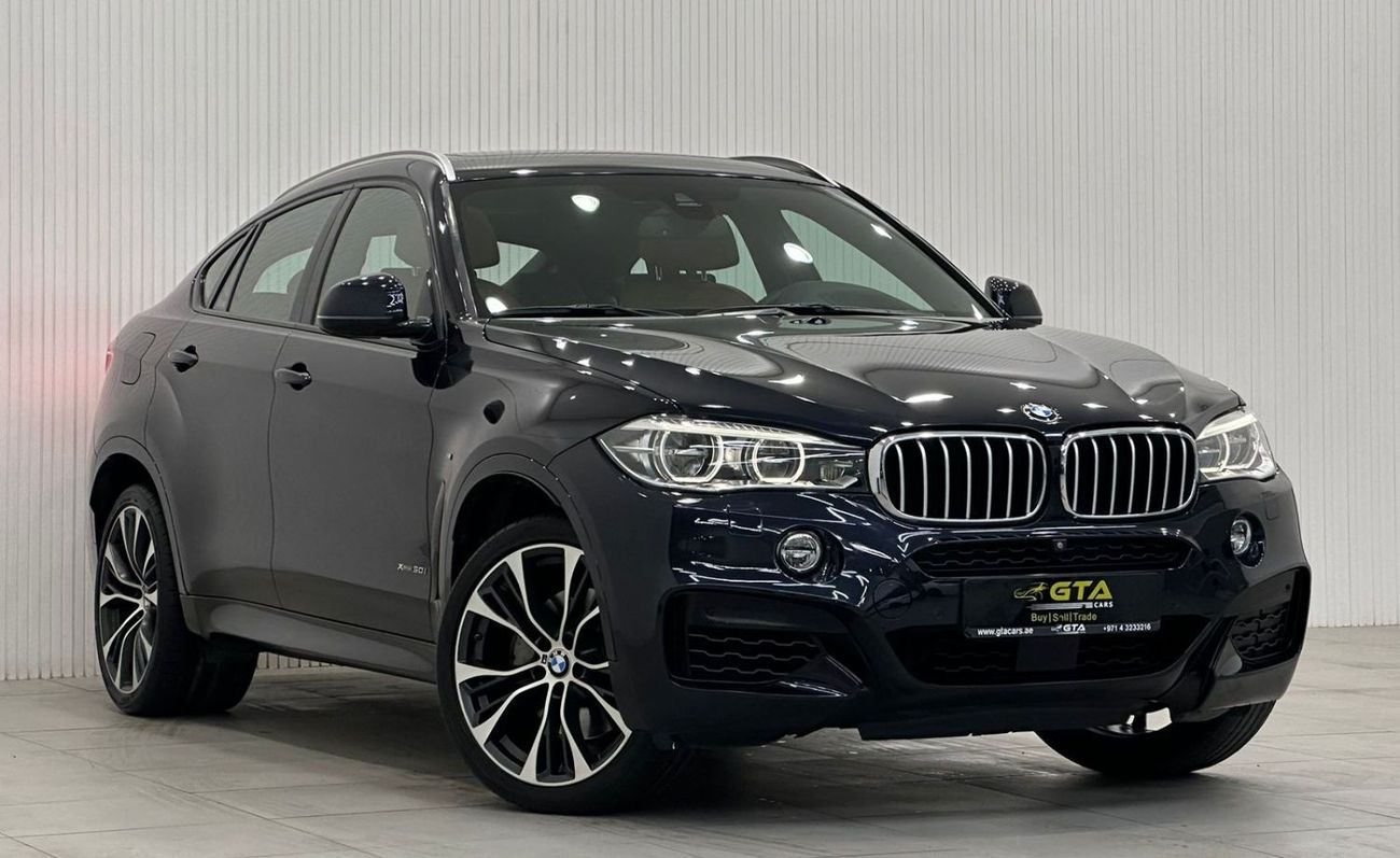 بي أم دبليو X6 50i M سبورت 2018 BMW X6 xDrive50i M-Sport, Dec 2025 BMW Service Pack, Warranty, Full BMW Service His