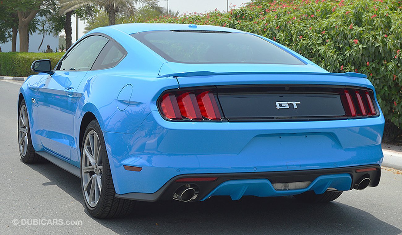 Ford Mustang GT Premium+, 5.0 V8 GCC, 0km with 3 Years or 100K km Warranty and 60K km Service at AL TAYER