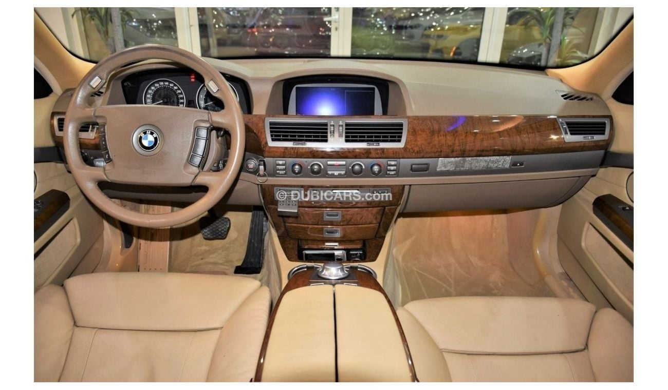 بي أم دبليو 735 VERY LOW MILEAGE! 61,000KM BMW 735Li 2003 Model!! in Grey Color! GCC Specs