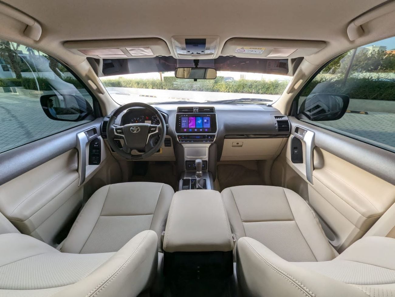 تويوتا برادو TX-L Toyota Prado LHD Petro engine LHD black  with begie interior
