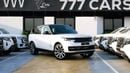 لاند روفر رينج روفر Autobiography P530 | Pearl White | Black Roof | Burgundy Interior | Shadow Exterior Package | GCC Sp