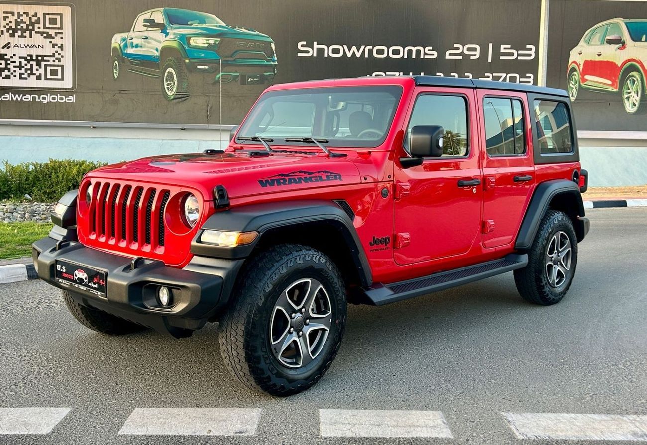 جيب رانجلر Unlimited Sport 3.6L A/T 2023 GCC WITH AGENCY WARRANTY IN MINT CONDITION