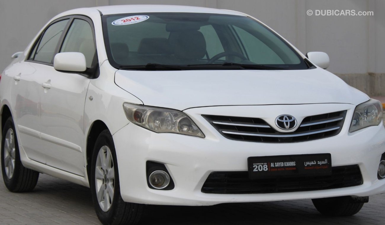 Toyota Corolla XLI Toyota Corolla 2012 in excellent condition, without accidents