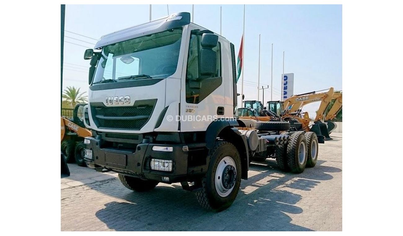 Iveco Trakker Iveco Trakker AD380T38H 6X4, Automatic transmission, vertical exhaust fitted with 18 cbm Atlas Tippe