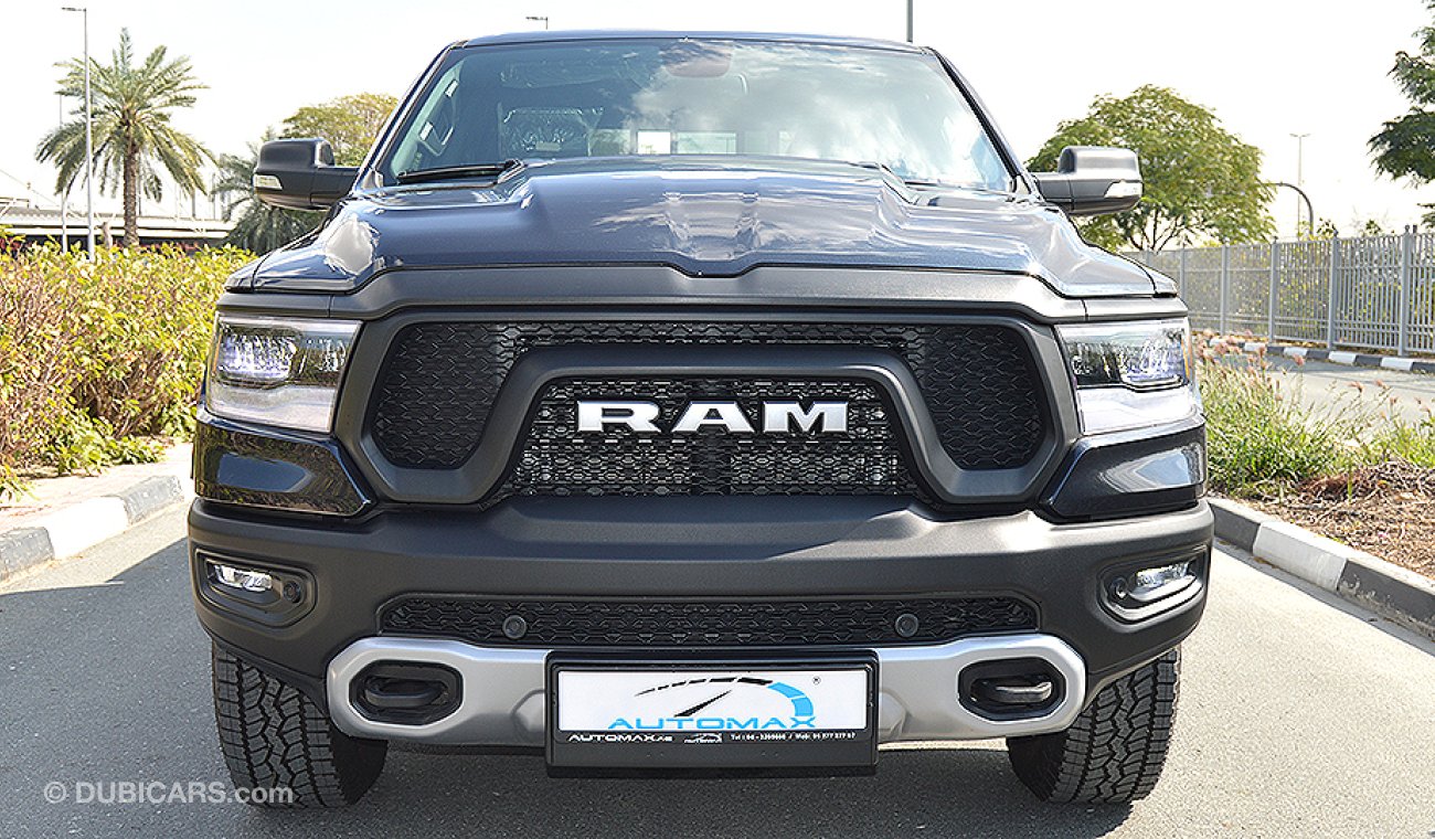 RAM 1500 2019 Rebel 1500 4X4, 5.7L V8 HEMI, GCC, 0km with 3 Years or 100,000km Warranty