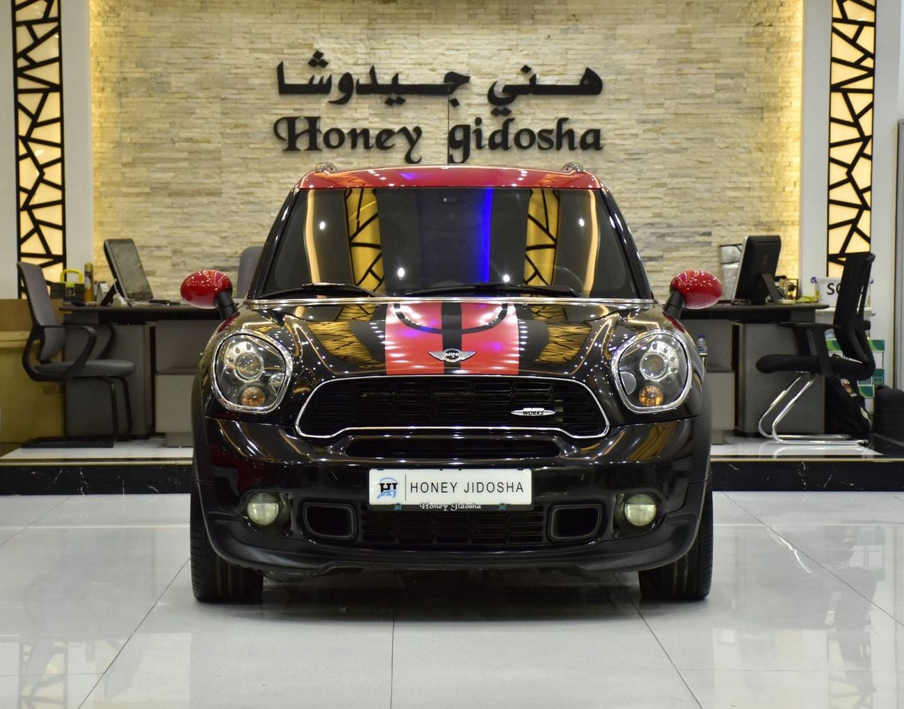 ميني جون كوبر كونتري مان EXCELLENT DEAL for our Mini Countryman John Cooper Works ( 2014 Model ) in Black Color GCC Specs