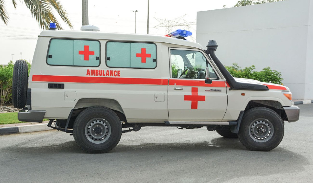 Toyota Land Cruiser LX78 WITH DIFFERENT AMBULANCE EQUIPMENT AS PER REQUIREMENT