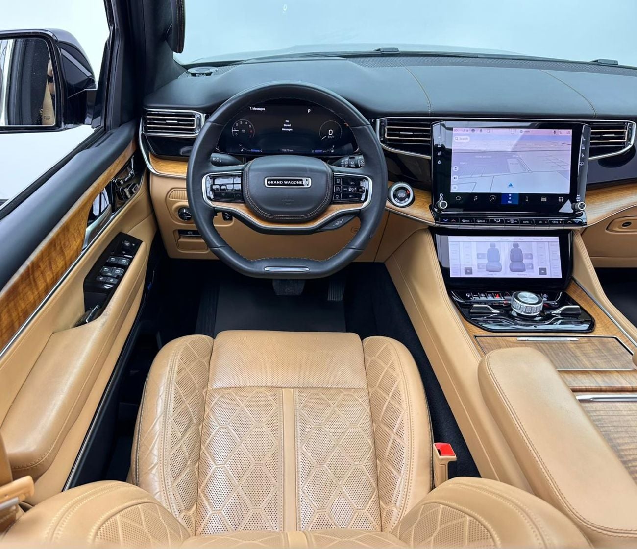 جيب واجونير 2023 Jeep Grand Wagoneer Series 3, 07/2028 Jeep Warranty, Jeep Full Service History, GCC