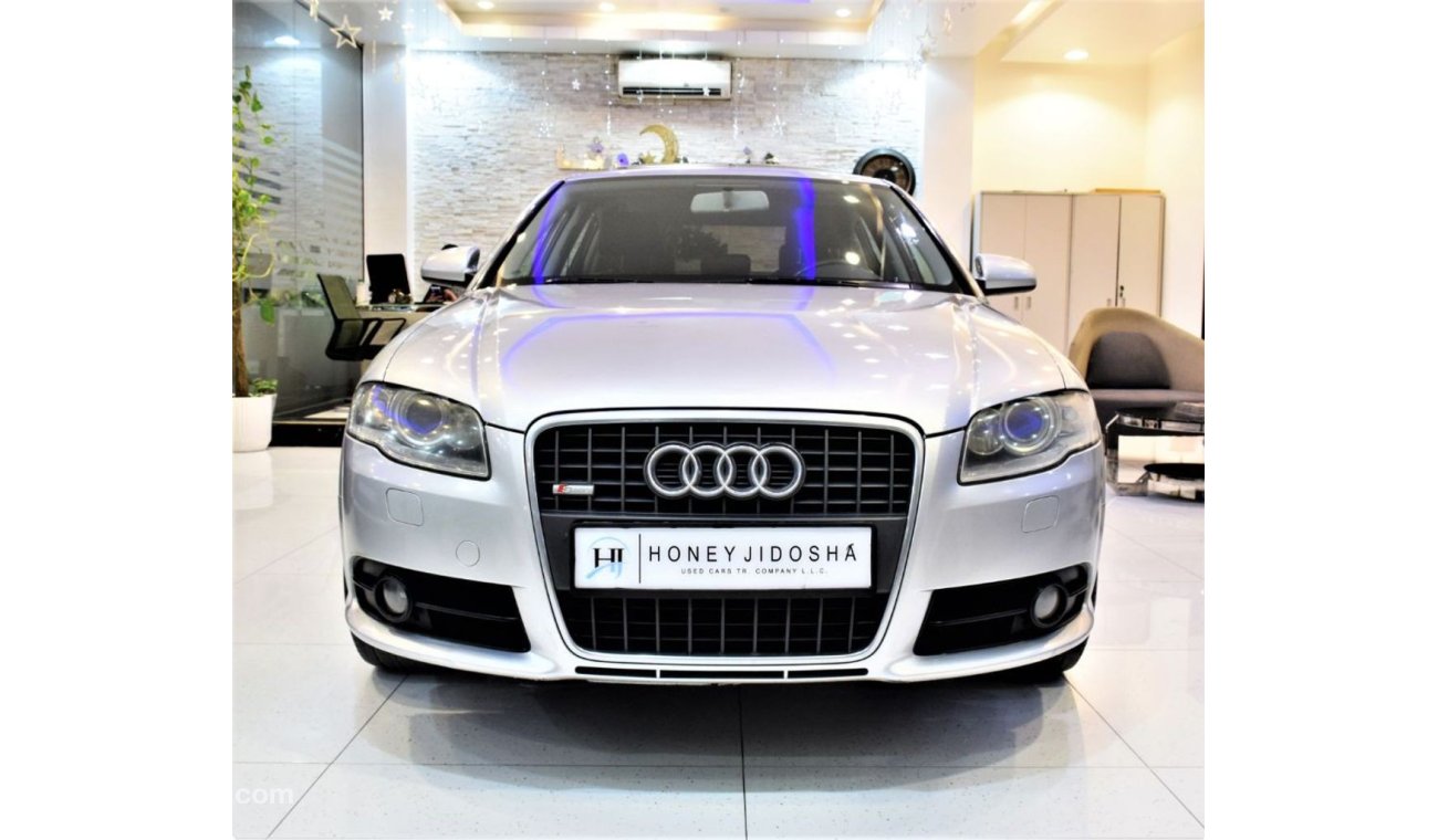 أودي A4 AMAZING!!  Audi A4 2.0 S-Line 2008 Model!! Silver Color GCC Specs