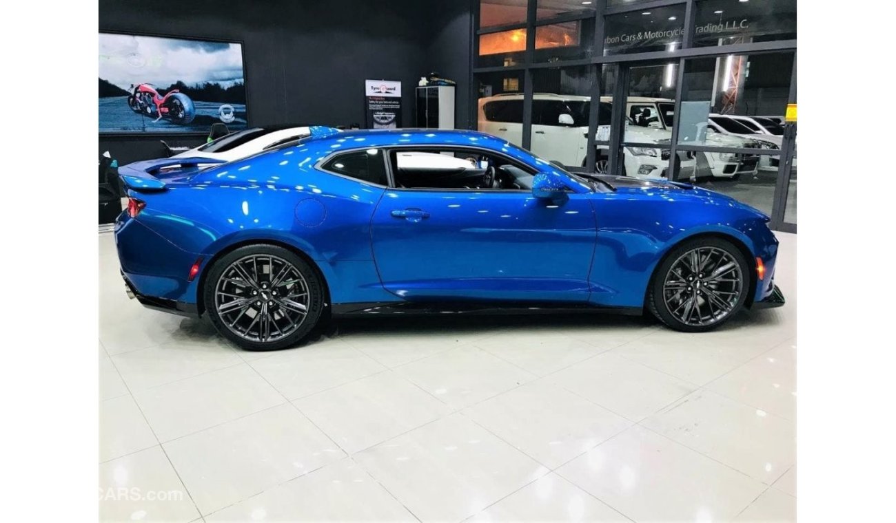 شيفروليه كامارو CHEVROLET CAMARO ZL1 2018 GCC CAR WITH FULL SERVICE HISTORY WARRANTY TILL 2024 ORIGINAL PAINT