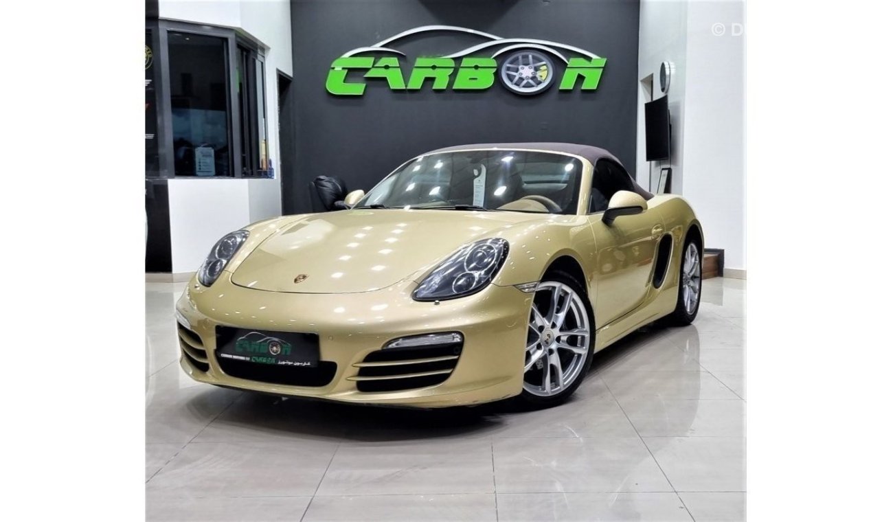 Porsche Boxster Std SPECIAL OFFER  PORSCHE BOXSTER 2013 GCC IN PERFECT CONDITION WITH ONLY 34K KM (SERVICE H