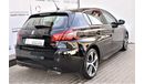 Peugeot 308 AED 1468 PM | 1.6L GT LINE GCC AGENCY WARRANTY UP TO 2026 OR 100000KM