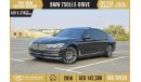 BMW 750Li Luxury AED 5,336/month 2016 | BMW | 750Li X-DRIVE | WARRANTY: VALID UNTIL SEP 2024 OR 160,000KM | B2