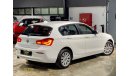 BMW 120i 2016 BMW 120i, Warranty, Full Service History, GCC