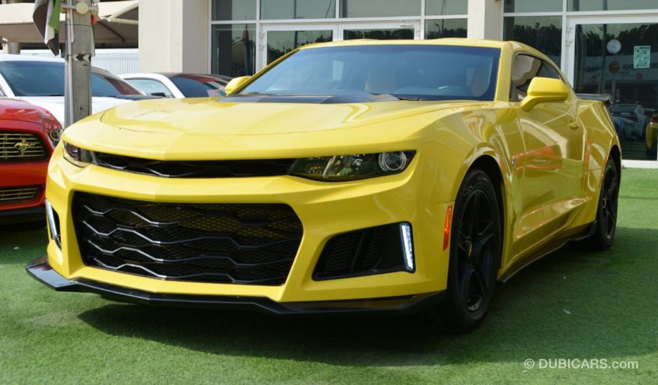 شيفروليه كامارو Camaro LT1 TURBO Full kit ZL1/Leather seats/CUSTOMIZED INTERIOR