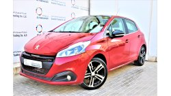 Peugeot 208 1.6L GT LINE 2018 GCC SPECS AGENCY WARRANTY