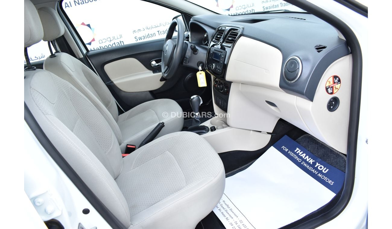 Renault Symbol 1.6L PE SEDAN 2016 MODEL GCC SPECS WITH DEALER WARRANTY