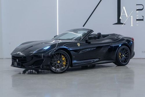 Ferrari Portofino Std 3.9L 2020 Ferrari Portofino, Warranty, Carbon Fiber Package, Nero Daytona WB Exterior, Very Low