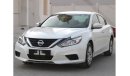 Nissan Altima S NISSAN ALTIMA 2018 WHITE GCC EXCELLENT CONDITION WITHOUT ACCIDENT