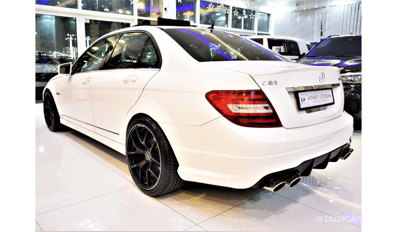 مرسيدس بنز C 300 AMAZING Mercedes Benz C300 AMG-Kit With ( C63 Emblem ) 2013 Model!! in White Color! American Specs