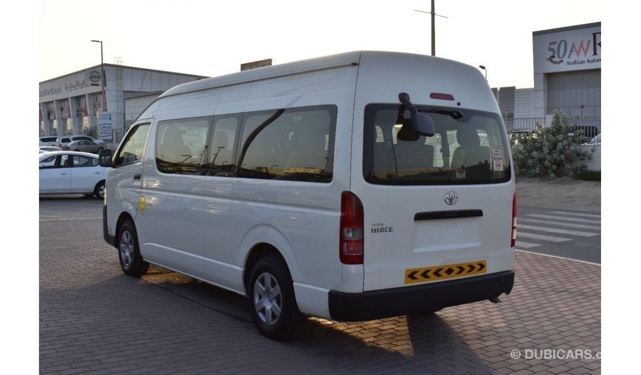 تويوتا هاياس 2017 | TOYOTA HIACE | HIGH ROOF | 13-SEATER 4-DOORS | GCC | VERY WELL-MAINTAINED | SPEC