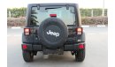 Jeep Wrangler unlimited 2016, GCC, warranty and free service contract up to 100k or 2021