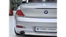 BMW 650i EXCELLENT DEAL for our BMW 650i Convertible ( 2006 Model ) in Silver Color GCC Specs