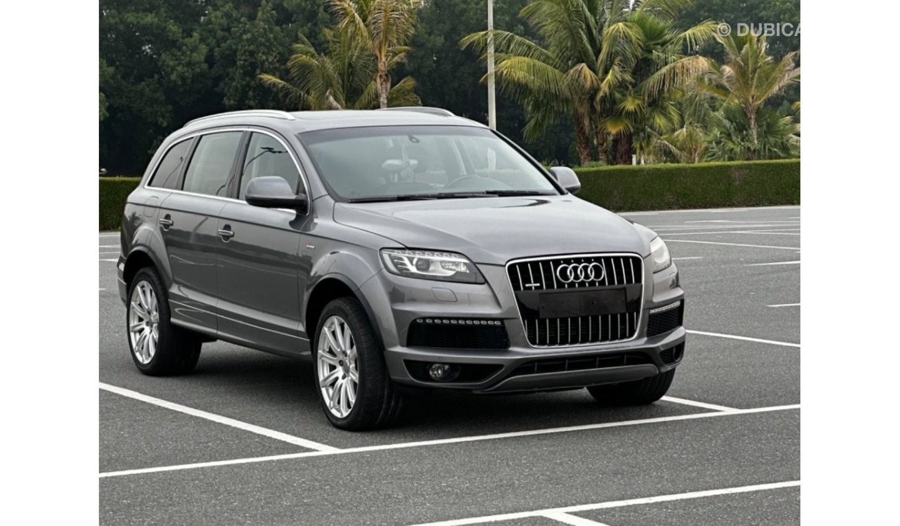 Audi Q7 FSI quattro S-Line MODEL 2014 GCC CAR PERFECT CONDITION INSIDE AND OUTSIDE