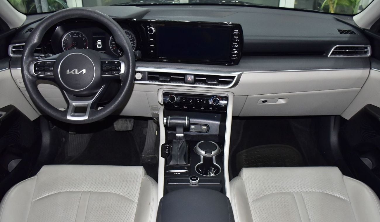 Kia K5 EXCELLENT DEAL for our KIA K5 ( 2023 Model ) in Black Color GCC Specs