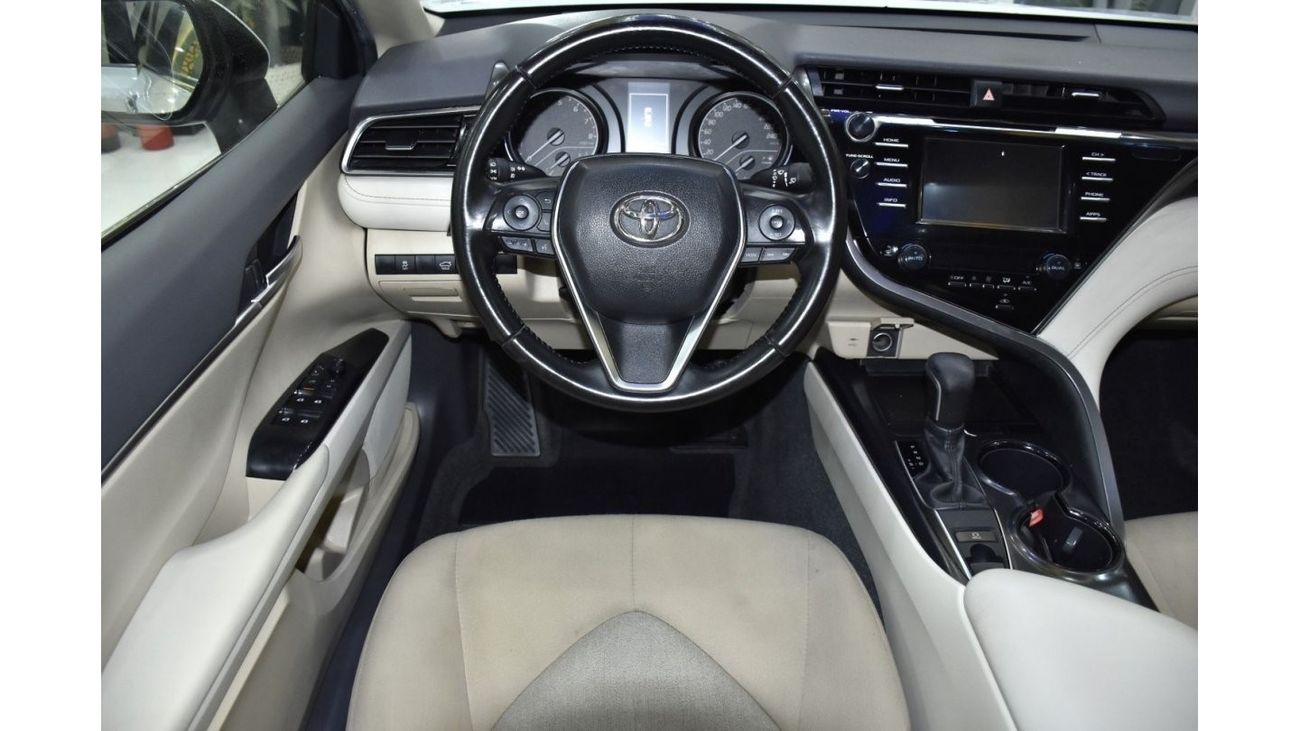 Toyota Camry EXCELLENT DEAL for our Toyota Camry SE ( 2019 Model ) in White Color GCC Specs