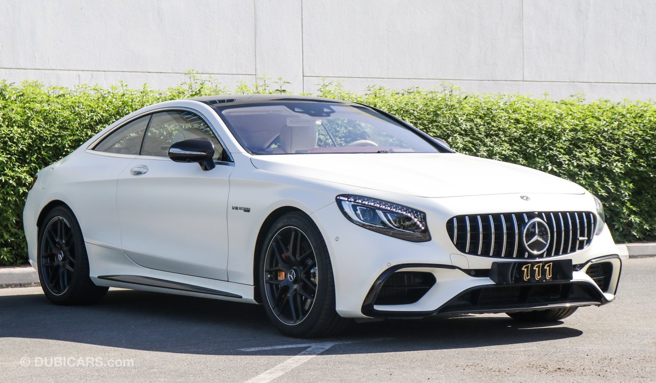 Mercedes-Benz S 63 AMG Coupe V8 BITURBO 4MATIC+ / European Specifications